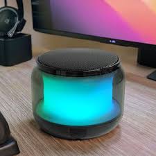 bluetooth mini haut parleur +  radio avec lumière led rgb