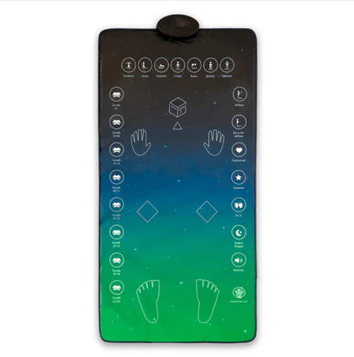 Tapis de prière adulte interactif (+10 ans)--Apprenez la salat et les duas pas à pas